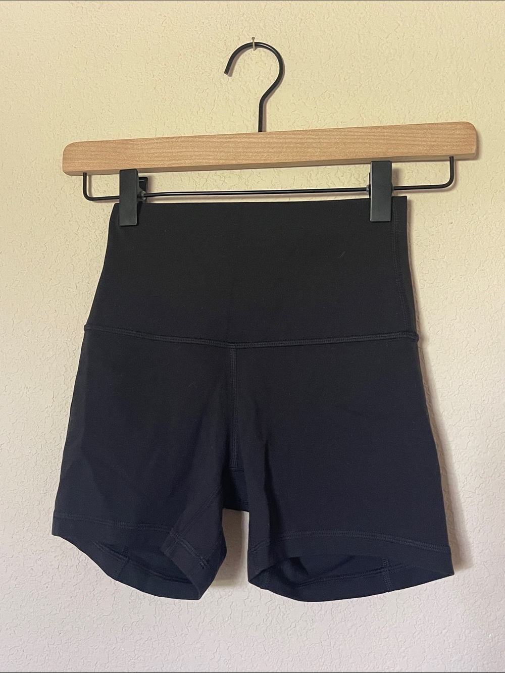 lululemon athletica Black High-Waist Performance Shorts
